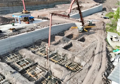 總投資4億元！食品產(chǎn)業(yè)園配套基礎(chǔ)設(shè)施項(xiàng)目施工現(xiàn)場(chǎng)